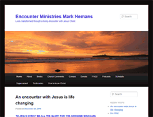 Tablet Screenshot of jesusencounterministries.com